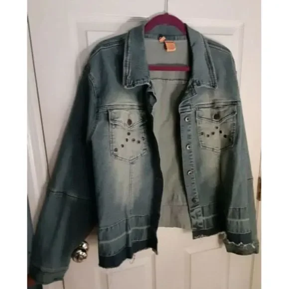 Zana Di Jackets Coats Zanadi Womens Jean Jacket Size 26 28